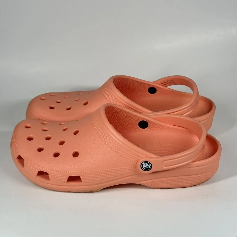 Crocs Mens Size 13 Papaya Classic Clog Mule Authentic Shoe Style 10001 - Picture 6 of 15